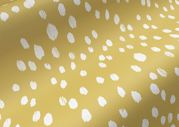 Dots and Spots, Canary Yellow - Twist&Fit Roller Blind - Image 4